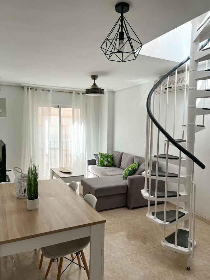 Appartement Atico Duplex Con Vista Mar Y Terraza Privada A 200M De La Playa Hasta 6 Personas à Garrucha Extérieur photo